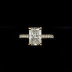 Radiant Lab Diamond Engagement Ring (2.69cts Total, 2.07cts Centre)