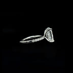 Radiant Lab Diamond Engagement Ring (3.58cts Total, 3.07cts Centre)