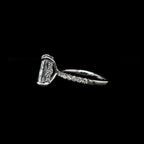 Radiant Lab Diamond Engagement Ring (3.60cts Total, 3.09cts Centre)