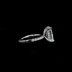 Radiant Lab Diamond Engagement Ring (3.60cts Total, 3.09cts Centre)