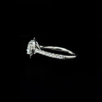 Round Halo Lab Diamond Engagement Ring (2.09cts Total, 1.52ct Centre)
