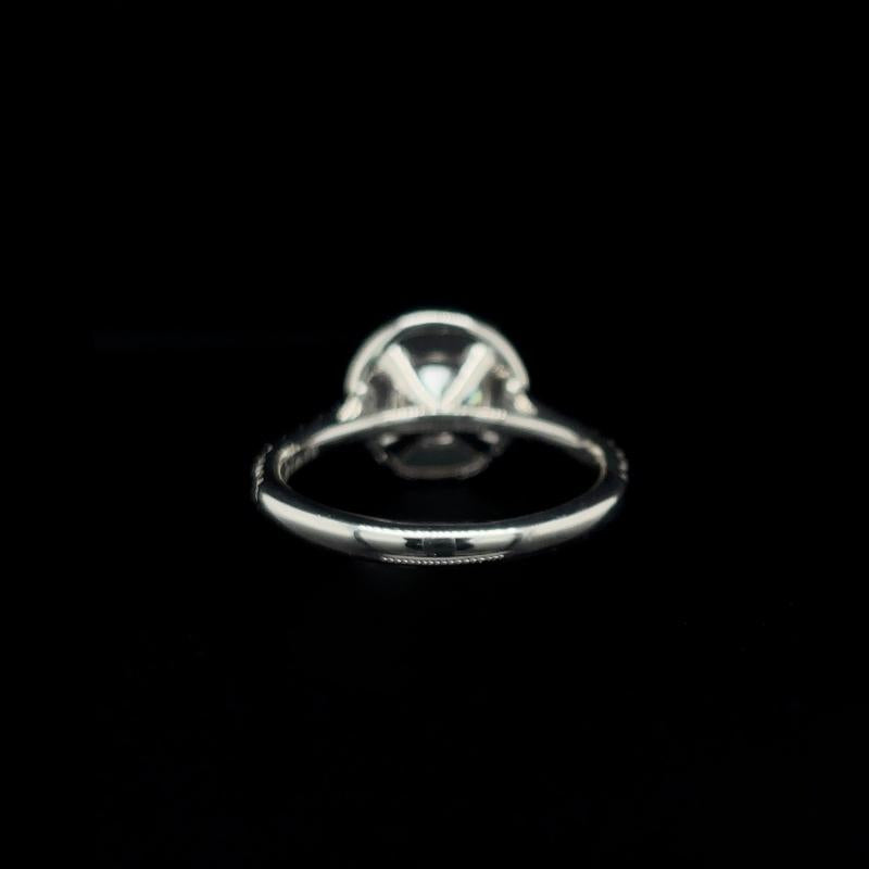 Round Halo Lab Diamond Engagement Ring (2.09cts Total, 1.52ct Centre)