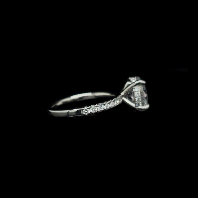 Round Lab Diamond Engagement Ring (3.00cts Total, 2.50cts Centre)