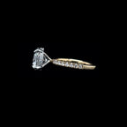 Round Lab Diamond Engagement Ring (3.47cts Total, 3.02cts Centre)