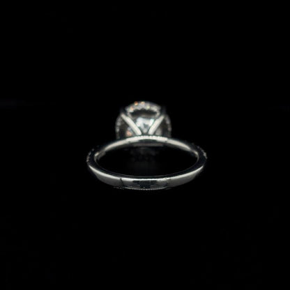 Round Lab Diamond Engagement Ring (4.54cts Total, 4.04cts Centre)