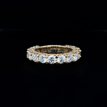 Round Lab Diamond Wedding Band (3.51cts Total)